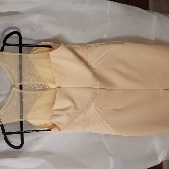 Light Coral/Peach Formal Cocktail Dress - Picture 3 of 3